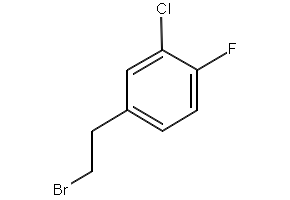 4-(2-BROMOETHYL)-2-CHLORO-1-FLUOROBENZENE structure, CAS 1260809-91-3