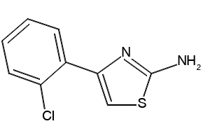 4-(2-CHLOROPHENYL)THIAZOL-2-AMINE structure, CAS 21344-90-1