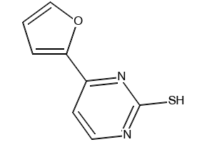 4-(2-FURYL)-2-PYRIMIDINETHIOL structure, CAS 190579-95-4