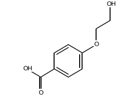 4-(2-HYDROXYETHOXY)BENZOIC ACID structure, CAS 1711-24-6