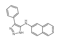4-(2-NAPHTHYLAMINO)-5-PHENYLTRIAZOLE structure, CAS 110032-28-5