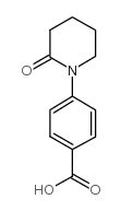 4-(2-OXOPIPERIDIN-1-YL)BENZOIC ACID structure, CAS 175153-03-4