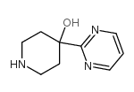 4-(2-PYRIMIDINYL)-4-PIPERIDINOL structure, CAS 861217-38-1