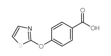 4-(2-THIAZOLYLOXY)BENZOIC ACID structure, CAS 56355-20-5