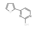 4-(2-THIENYL)PYRIMIDINE-2-THIOL structure, CAS 175202-75-2