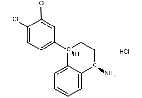 4-(3,4-DICHLOROPHENYL)-N-METHYL-1,2,3,4-TETRAHYDRONAPHTHALEN-1-AMINE structure, CAS 140631-53-4