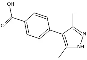 4-(3,5-DIMETHYL-1H-PYRAZOL-1-YL)BENZOIC ACID structure, CAS 81282-82-8