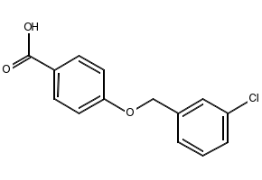 4-(3-((3-CHLOROPROPANOYL)OXY)PROPOXY)BENZOIC ACID structure, CAS 182922-16-3