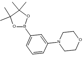 4-(3-(3-(4,4,5,5-TETRAMETHYL-1,3,2-DIOXABOROLAN-2-YL)PHENYL)PROPYL)MORPHOLINE HYDROCHLORIDE structure, CAS 1150271-72-9