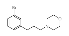 4-(3-(3-BROMOPHENYL)PROPYL)MORPHOLINE structure, CAS 1133116-11-6