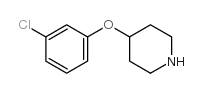 4-(3-CHLOROPHENOXY)PIPERIDINE structure, CAS 97840-40-9