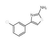 4-(3-CHLOROPHENYL)THIAZOL-2-AMINE structure, CAS 90533-23-6