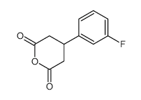 4-(3-FLUOROPHENYL)DIHYDRO-2H-PYRAN-2,6(3H)-DIONE structure, CAS 381677-75-4
