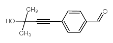 4-(3-HYDROXY-3-METHYLBUT-1-YN-1-YL)BENZALDEHYDE structure, CAS 117569-57-0