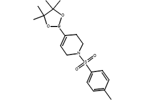 4-(4,4,5,5-TETRAMETHYL-1,3,2-DIOXABOROLAN-2-YL)-1-TOSYL-1,2,3,6-TETRAHYDROPYRIDINE structure, CAS 1256360-46-9