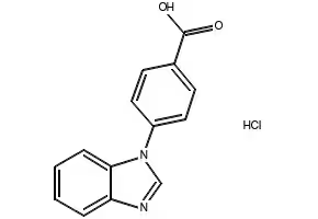 4-(4,4-DIMETHYLPIPERIDIN-1-YL)BENZOIC ACID HYDROCHLORIDE structure, CAS 1069135-18-7