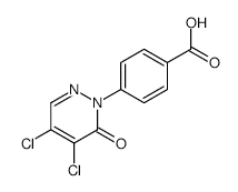 4-(4,5-DICHLORO-6-OXOPYRIDAZIN-1(6H)-YL)BENZOIC ACID structure, CAS 1147-64-4