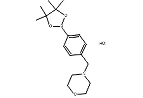 4-(4-(4,4,5,5-TETRAMETHYL-1,3,2-DIOXABOROLAN-2-YL)BENZYL)MORPHOLINE HYDROCHLORIDE structure, CAS 944591-57-5