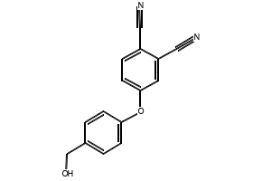 4-(4-(HYDROXYMETHYL)PHENOXY)PHTHALONITRILE structure, CAS 649553-07-1