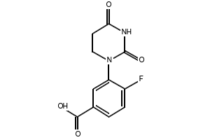 4-(4-BENZYLPIPERAZIN-1-YL)-3-FLUOROBENZOIC ACID structure, CAS 1346597-48-5