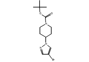 4-(4-BROMO-1H-PYRAZOL-1-YL)-N-(TERT-BUTYL)BENZENESULFONAMIDE structure, CAS 1199773-25-5