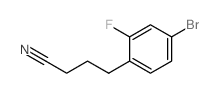 4-(4-BROMO-2-FLUOROPHENYL)BUTANENITRILE structure, CAS 1057672-39-5