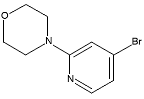 4-(4-BROMOPYRIDIN-2-YL)MORPHOLINE structure, CAS 1040377-12-5