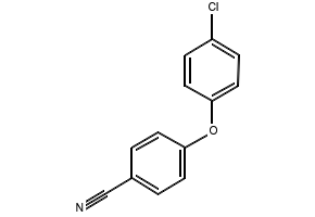 4-(4-CHLOROPHENOXY)BENZONITRILE structure, CAS 74448-92-3