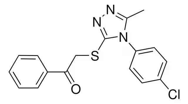4-(4-CHLOROPHENYL)-1-(CYCLOPROPYLMETHYL)-3-METHYL-1H-1,2,4-TRIAZOL-5(4H)-ONE structure, CAS 860786-67-0