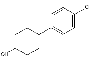 4-(4-CHLOROPHENYL)CYCLOHEXANOL structure, CAS 930766-09-9