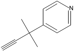 4-(4-ETHYLPHENYL)-2-METHYLBUT-3-YN-2-OL structure, CAS 155105-68-3
