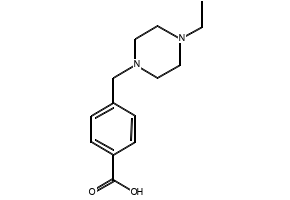 4-(4-ETHYLPIPERAZIN-1-YLMETHYL)BENZOIC ACID structure, CAS 895519-97-8