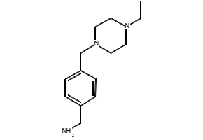 4-(4-ETHYLPIPERAZIN-1-YLMETHYL)BENZYLAMINE structure, CAS 914349-67-0