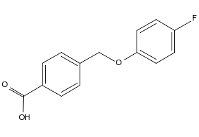 4-(4-FLUOROPHENOXY)BENZOIC ACID structure, CAS 129623-61-6
