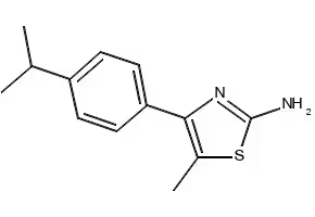 4-(4-ISOPROPYLPHENYL)-5-METHYLTHIAZOL-2-AMINE structure, CAS 438218-20-3