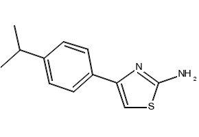 4-(4-ISOPROPYLPHENYL)THIAZOL-2-AMINE structure, CAS 108481-92-1