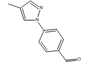 4-(4-METHYL-1H-PYRAZOL-1-YL)BENZALDEHYDE structure, CAS 433920-86-6