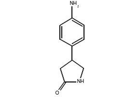4-(4-NITROPHENYL)PYRROLIDIN-2-ONE structure, CAS 22482-47-9