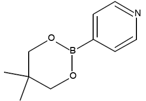 4-(5,5-DIMETHYL-1,3,2-DIOXABORINAN-2-YL)PYRIDINE structure, CAS 869901-52-0