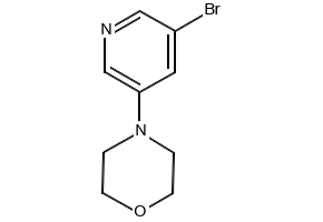 4-(5-BROMOPYRIDIN-3-YL)MORPHOLINE structure, CAS 200064-13-7