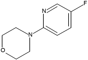4-(5-FLUOROPYRIDIN-2-YL)MORPHOLINE structure, CAS 1287217-51-9