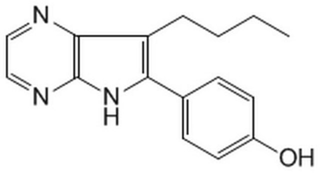 4-(7-BUTYL-5H-PYRROLO[2,3-B]PYRAZIN-6-YL)PHENOL structure, CAS 496864-16-5
