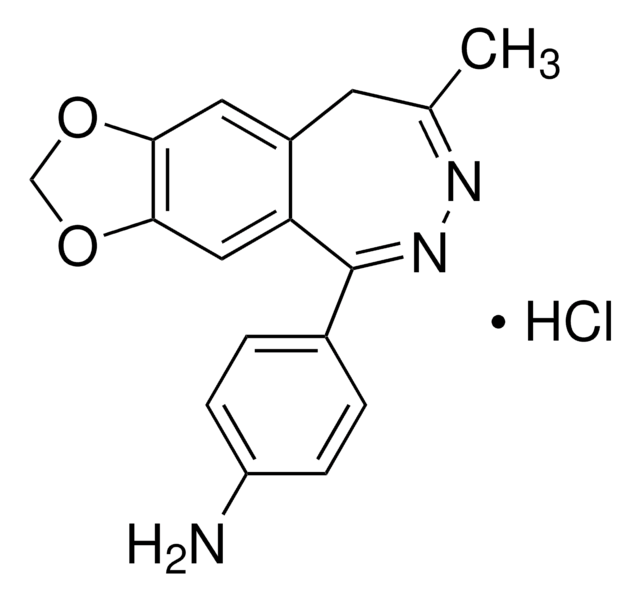 4-(8-METHYL-9H-[1,3]DIOXOLO[4',5':4,5]BENZO[1,2-D][1,2]DIAZEPIN-5-YL)ANILINE HYDROCHLORIDE structure, CAS 192065-56-8