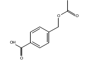 4-(ACETOXYMETHYL)BENZOIC ACID structure, CAS 15561-46-3
