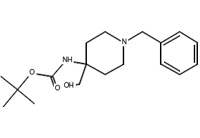 4-(AMINOMETHYL)-1-BENZYL-4-(HYDROXYMETHYL)PIPERIDINE structure, CAS 162686-54-6