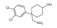 4-(AMINOMETHYL)-4-(3,4-DICHLOROPHENYL)CYCLOHEXANOL structure, CAS 887978-44-1