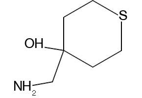 4-(AMINOMETHYL)TETRAHYDRO-2H-THIOPYRAN-4-OL structure, CAS 879514-92-8