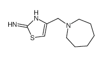 4-(AZEPAN-1-YLMETHYL)THIAZOL-2-AMINE structure, CAS 17386-11-7
