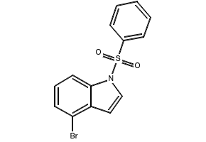 4-(BENZYLOXY)-1-(PHENYLSULFONYL)-1H-INDOLE structure, CAS 79315-62-1