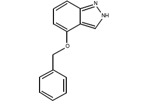 4-(BENZYLOXY)-1H-INDAZOLE structure, CAS 850364-08-8